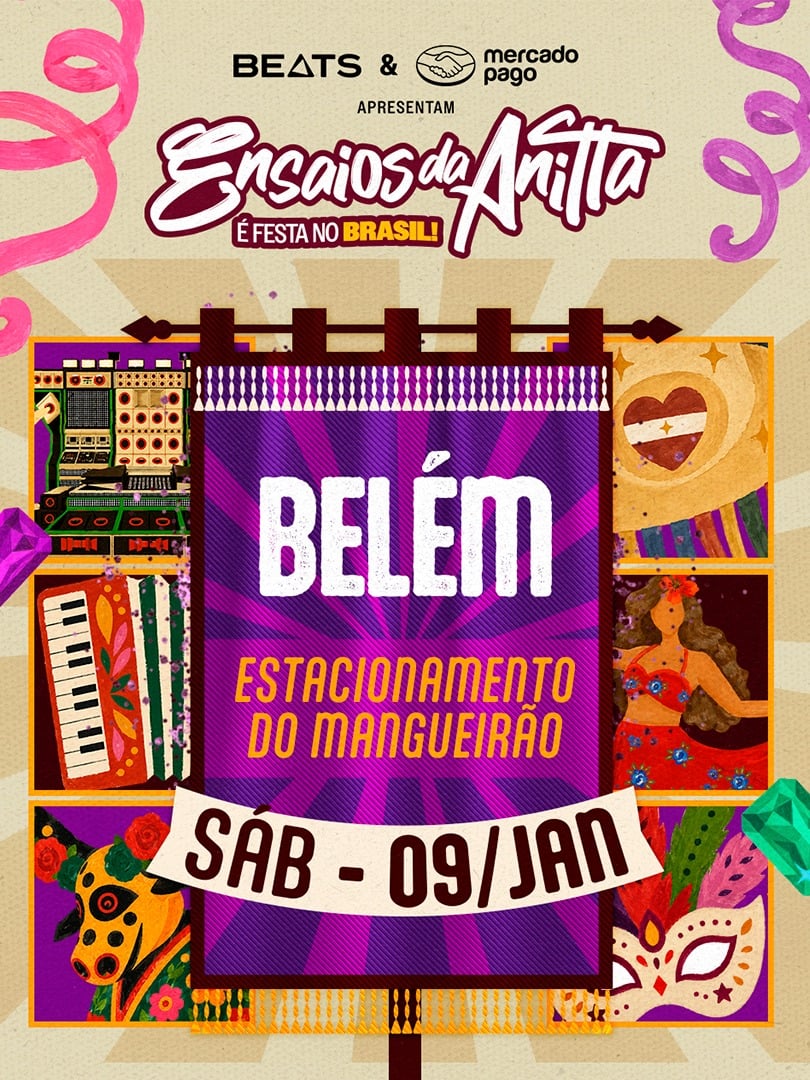 Ensaios da Anitta Belém 2027