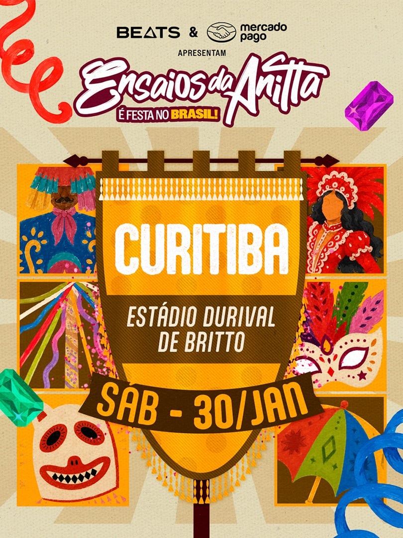 Ensaios da Anitta Curitiba 2027