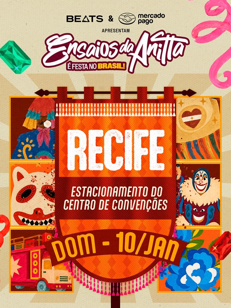 Ensaios da Anitta Recife 2027